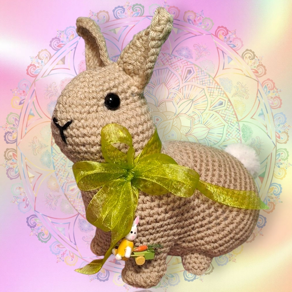 Hand Crochet Easter Bunny Rabbit Toy Animal